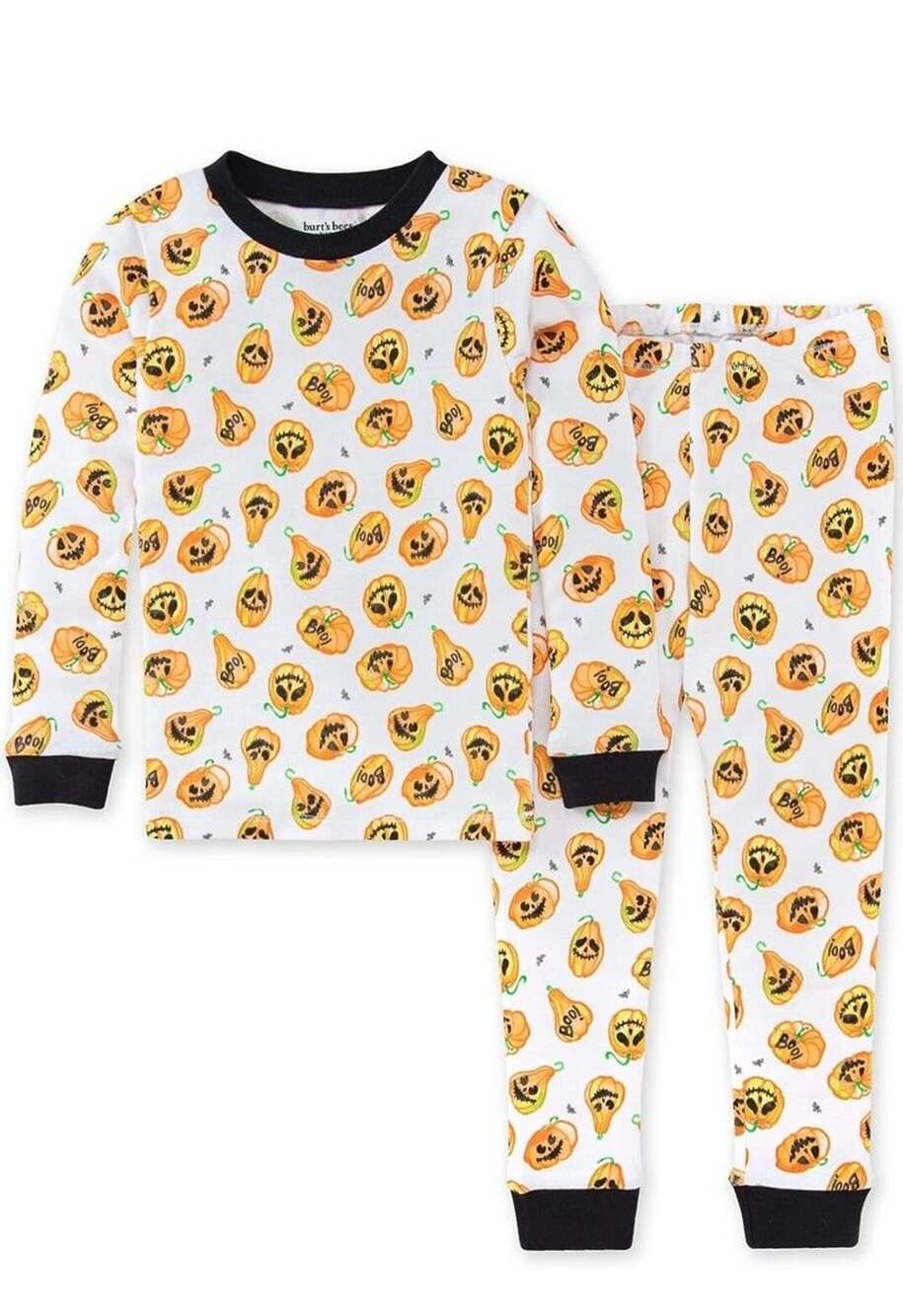 Burt's Bees Baby Pumpkin Carving Pajama Set Size 2T